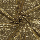 Paljett tyg - Guld