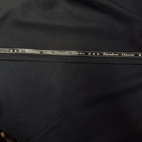 Stretchig bambu gabardin - svart