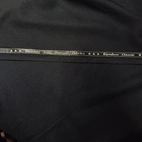 Stretchig bambu gabardin - svart