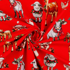 Juledjur, röd - Jogging