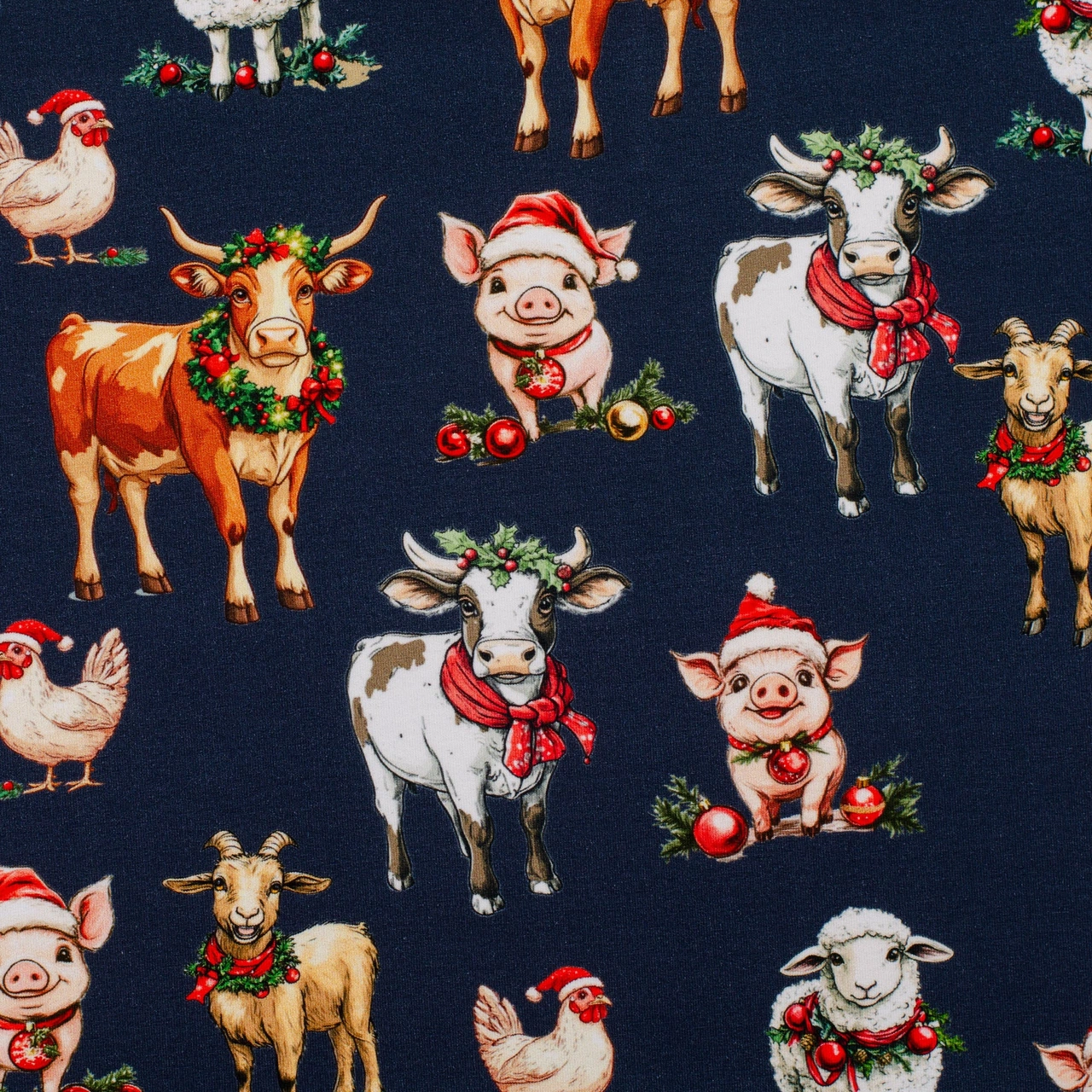 Christmas Animals - Jogging