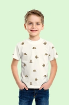 Sloth, White - Trikåtyg