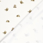 Sloth, White - Trikåtyg