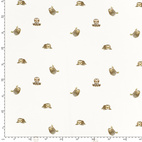 Sloth, White - Trikåtyg