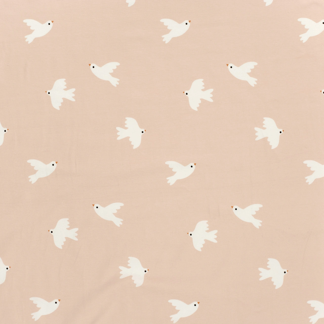 Birdie, Pink - Trikåtyg