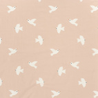 Birdie, Pink - Trikåtyg