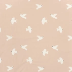 Birdie, Pink - Trikåtyg