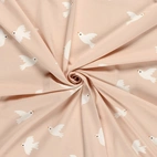 Birdie, Pink - Trikåtyg