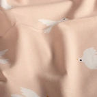 Birdie, Pink - Trikåtyg