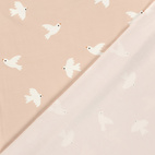 Birdie, Pink - Trikåtyg