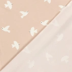 Birdie, Pink - Trikåtyg