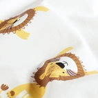 Tigers, White - Jersey fabric