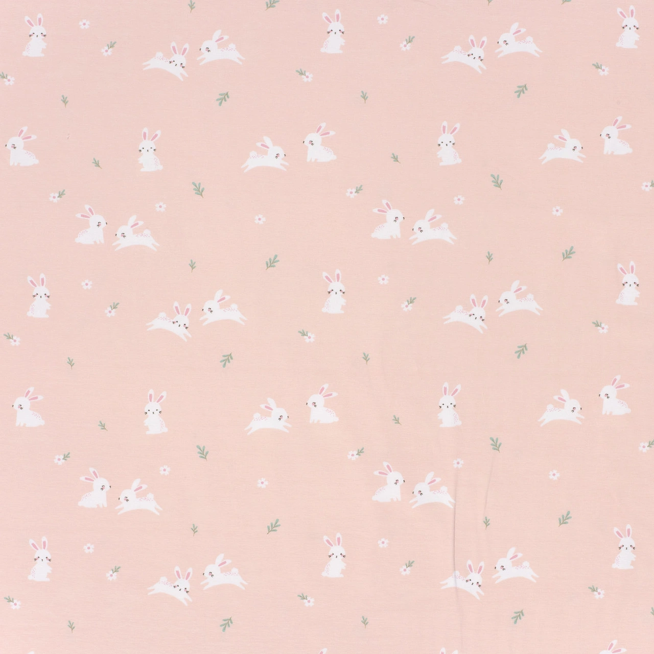 Bunny, Pink - Jersey fabric