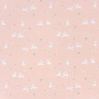 Bunny, Pink - Trikåtyg