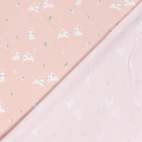 Bunny, Pink - Trikåtyg