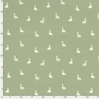 Goose, Olive Green - Trikåtyg