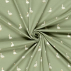 Goose, Olive Green - Trikåtyg