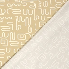 Abstract, Beige - Trikåtyg