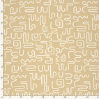 Abstract, Beige - Trikåtyg