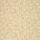 Abstract, Beige - Trikåtyg