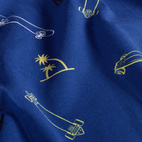 Skateboards, Cobalt - Trikåtyg