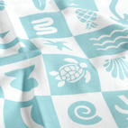 Hawaii, Auqa - Trikåtyg