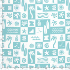 Hawaii, Auqa - Trikåtyg