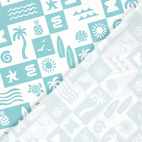 Hawaii, Auqa - Trikåtyg