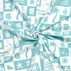 Hawaii, Auqa - Trikåtyg