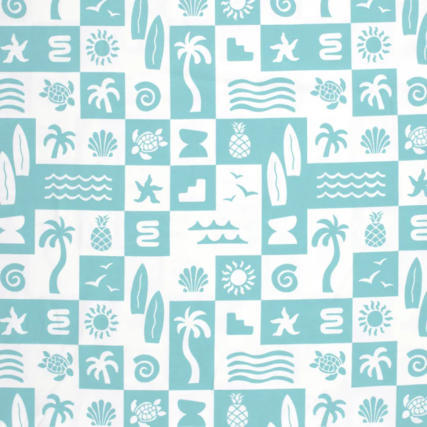 Hawaii, Auqa - Trikåtyg