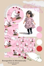 Rosenträdgård, rosa - Moomin By ZannaZ