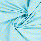 Små ankor, blå - Trikåtyg