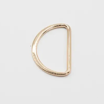 Guld  - D-ring 38mm, 2st