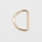 Guld  - D-ring 38mm, 2st