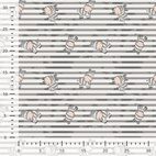 Zebra, rand - Trikåtyg