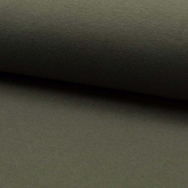 Khaki Ribbed Fabric