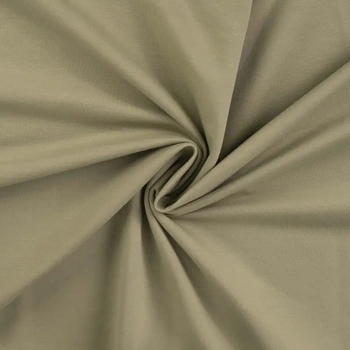 271 | Öglad Enfärgad jogging tyg - Earth Khaki