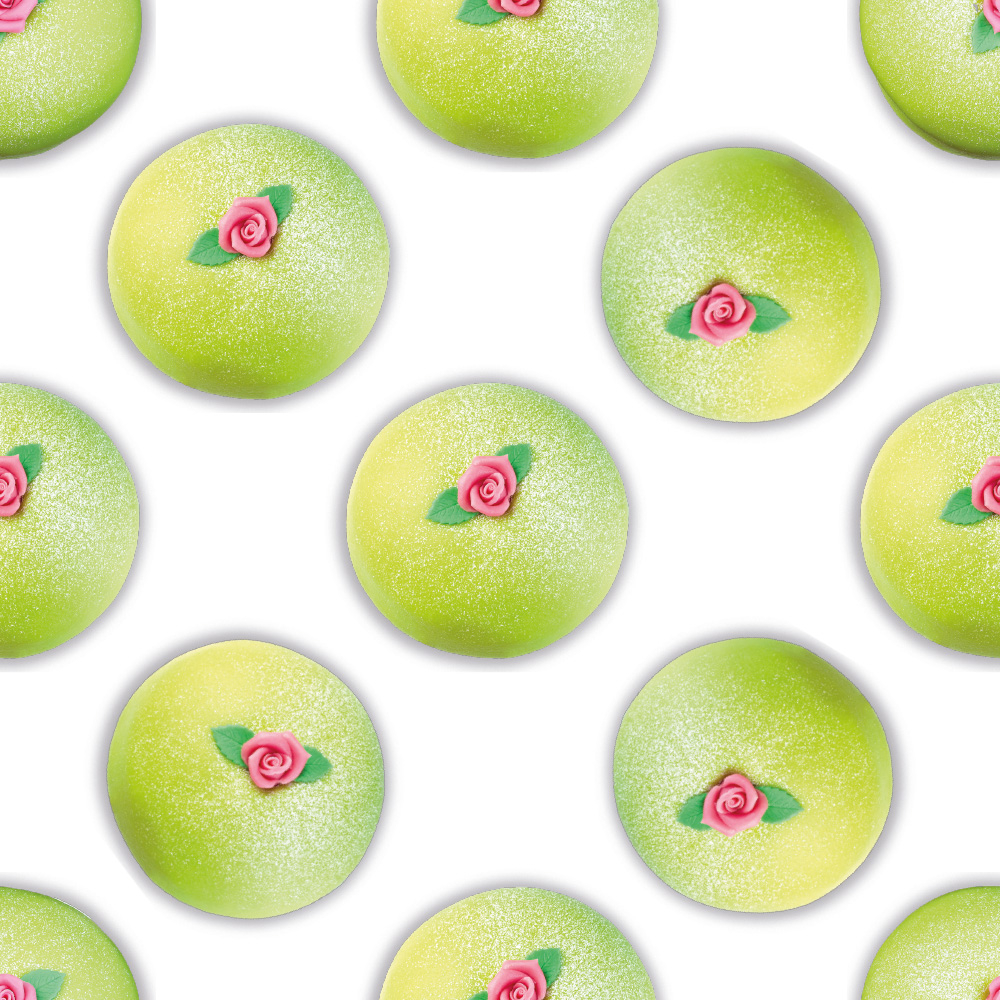 Prinsesstårta vit - Trikåtyg