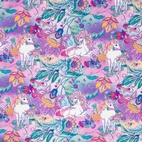 Enhörningar - Trikåtyg