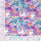 Enhörningar - Trikåtyg