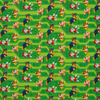 Paw Patrol, grön  - Trikåtyg