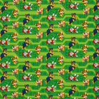 Paw Patrol, grön  - Trikåtyg