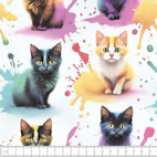 Kattkonst - Trikåtyg