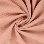 Creamy Peach - 4-lager Muslin