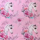 Unicorn Flower Pink - Knitted fabric