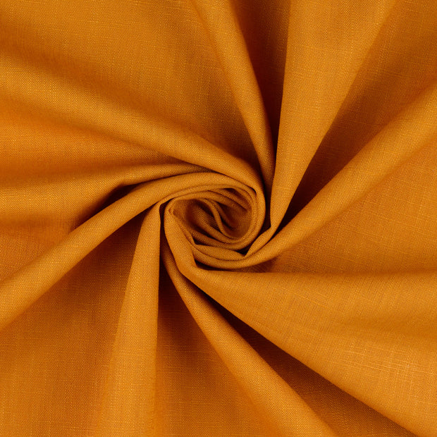 Dark ochre - Washed Linen