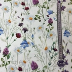 Ängsblommor - Trikåtyg