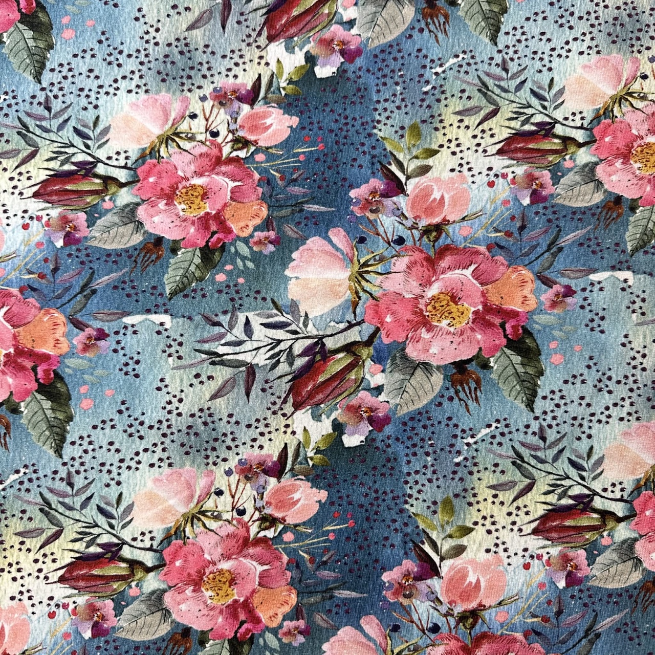 Nyponros - Trikåtyg