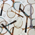 Tennis Retro - Trikåtyg