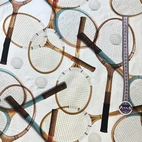 Tennis Retro - Trikåtyg